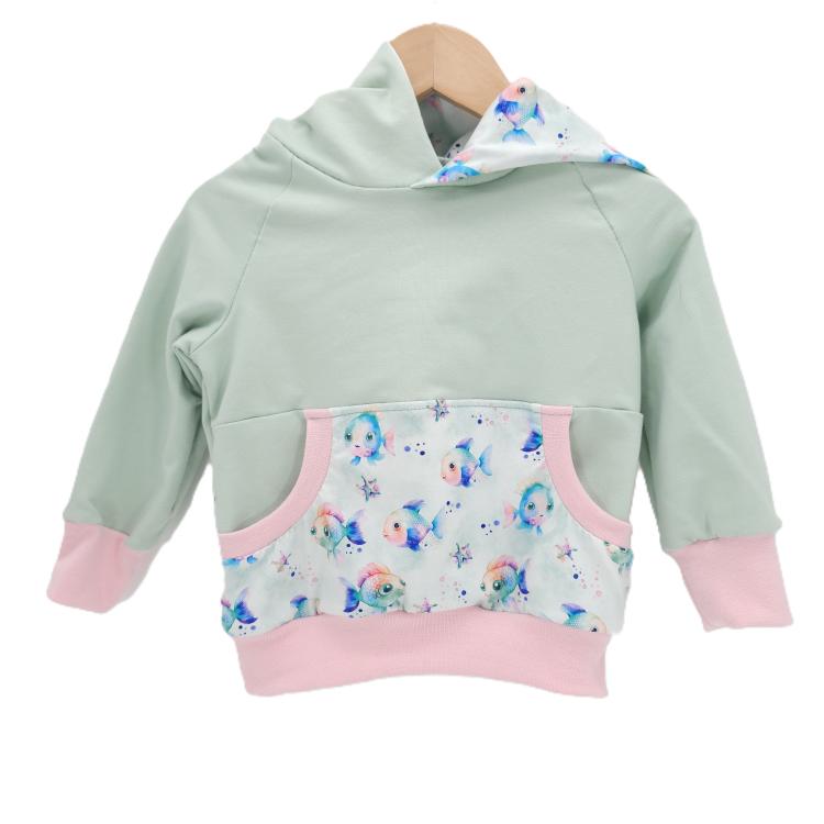 Hoodie [ Kids ] bunte Fische
